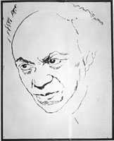 Solomon Michoels (portret by Y.Grinberg)