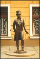 Odessa - Monument of A.S.Pushkin near Pushkin museum