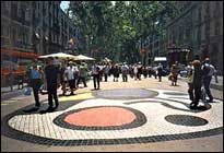 Boulevard Rambla, Mosaic